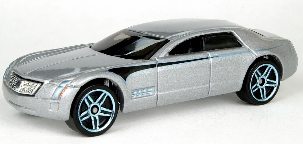 Hot Wheels 2008 - Collector # 085/172 - Hot Wheels Stars - Cadillac Sixteen - Lite Gray - SC