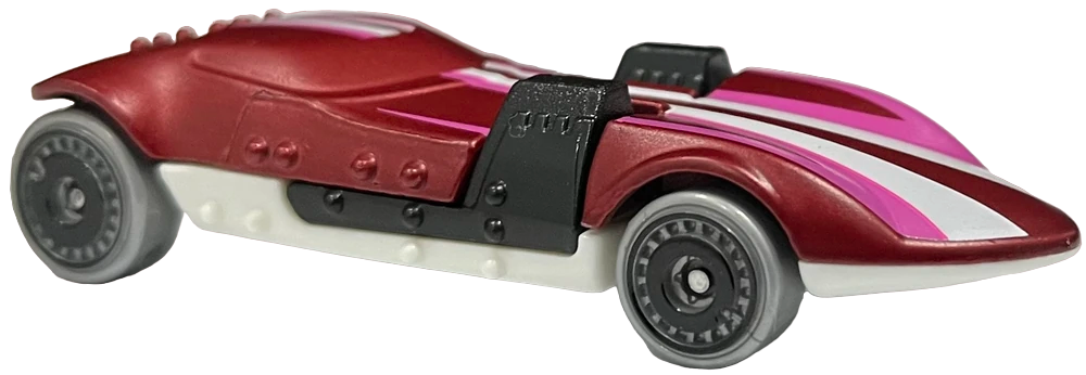 Hot Wheels 2024 - Collector # 027/250 - HW Celebration Racers 01/10 - HW Braille Racer - Twin Mill - Satin Dark Red - World Braille Day - USA