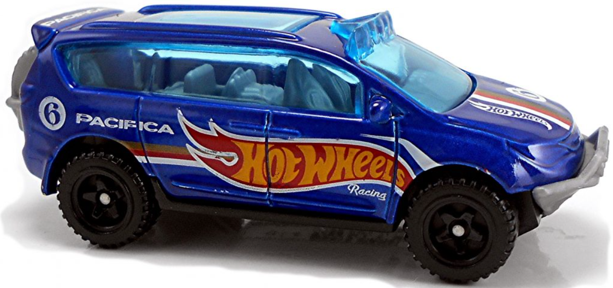 Hot Wheels 2019 - Collector # 215/250 - HW Race Team 1/10 - New Models - Chrysler Pacifica - Dark Blue - USA 'Month'  Card