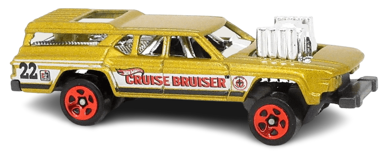 Hot Wheels 2022 - Collector # 201/250 - HW Wagons 3/5 - Cruise Bruiser - Gold - USA