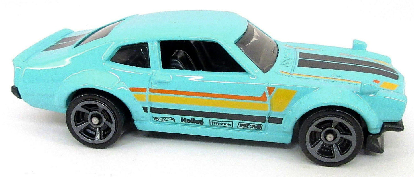 Hot Wheels 2023 - Collector # 099/250 - Muscle Mania 2/10 - Custom Ford Maverick - Aqua - USA