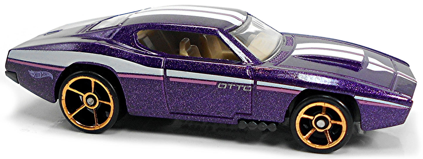 Hot Wheels 2020 - Collector # 173/250 - Muscle Mania 8/10 - Custom Otto - Purple Metalflake - USA