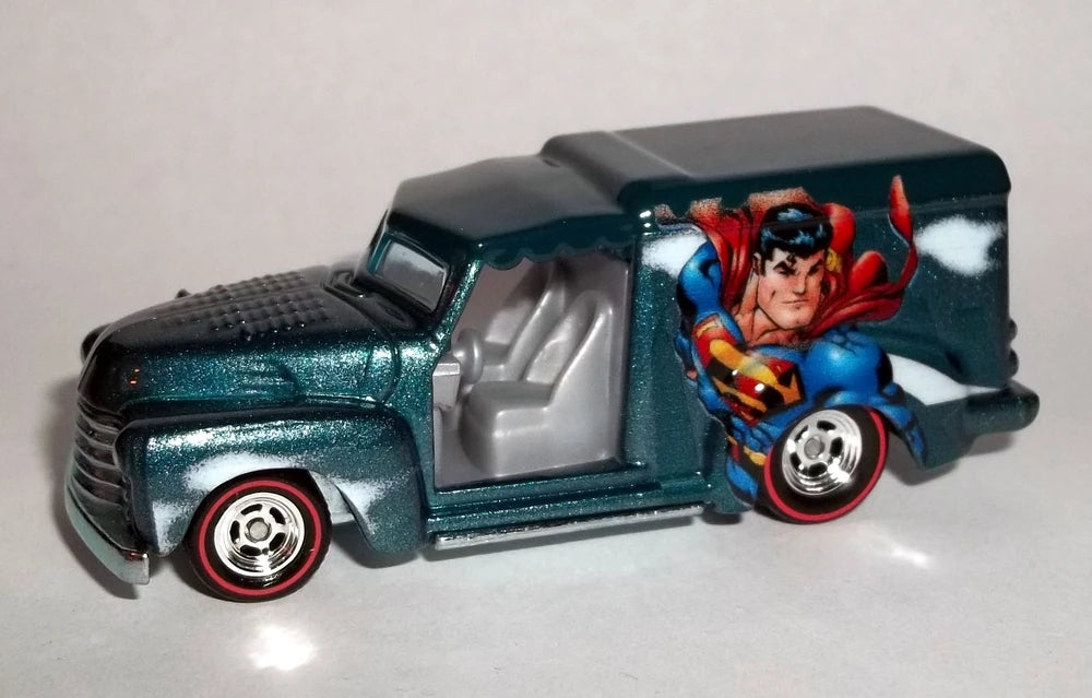 Hot Wheels 2016 - Pop Culture / DC Comics / Superman - Custom '52 Chevy - Superman - Metal/Metal & Real Riders