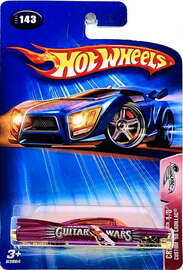 Hot Wheels 2004 - Collector # 143/212 - Crank Itz 1/5 - Custom '59 Cadillac - Magenta - USA '05 Card