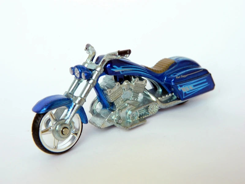 Hot Wheels 2009 - Collector # 045/190 - Super Trea$ure Hunt$ 03/12 - Bad Bagger - Spectraflame Blue - Real Riders - FSC