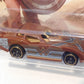 Hot Wheels 2018 - DC Comics / Justice League # 3/7 - Maximum Leeway - Brown / Wonder Woman Graphics - Gold & Black MC5 Wheels - Black & Tan Interior - Metal Base - Walmart Exclusive