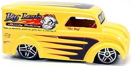 Hot Wheels 2001 - Collector # 199/240 - Dairy Delivery - Yellow / Big Lou's Speedy Delivery - Thailand Base - USA Card