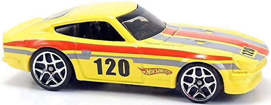 Hot Wheels 2006 - Collector # 036/223 - New Models 36/38 - Datsun 240Z - Yellow - Y5 Wheels - USA '07 Card