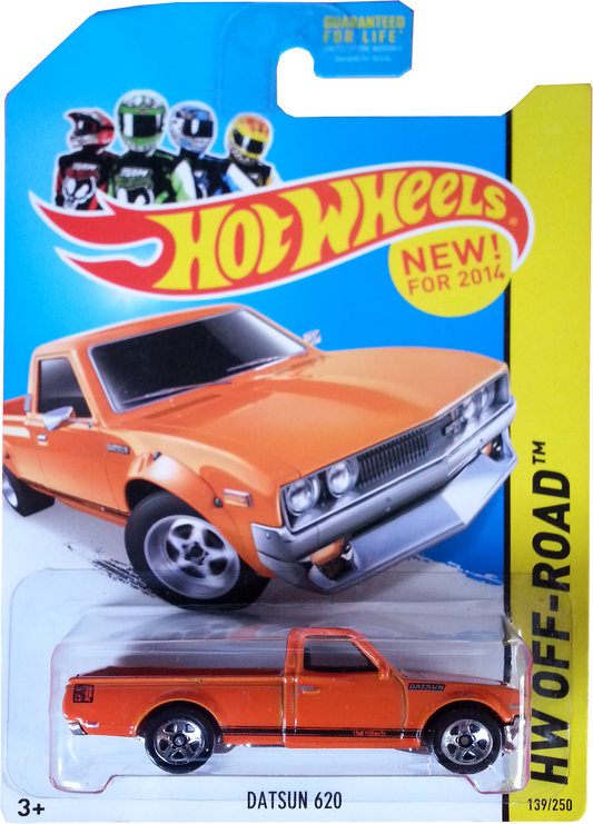 Hot Wheels 2014 - Collector # 139/250 - HW Off-Road / HW Hot Trucks / New Models - Datsun 620 - Orange - USA