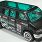 Hot Wheels 2024 - Collector # 248/250 - HW Vans 5/5 - Dodge Van - Matte Black / HW Racing / Various Racing Decals - USA Card