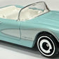 Hot Wheels 2023 - Collector # 183/250 - HW Screen Time 09/10 - New Models - 1956 Corvette - Baby Blue - Barbie The Movie - USA