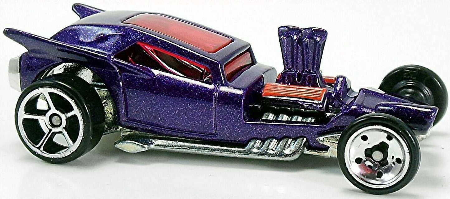 Hot Wheels 2010 - Collector # 008/240 - New Models 08/44 - Fangula - Purple - Target Exclusive - USA Snowflake Card