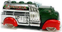 Hot Wheels 2020 - Holiday Hot Rods 2/6 - Fast Gassin' - Red, Green & Chrome / North Pole Motor Oil - Walmart Exclusive