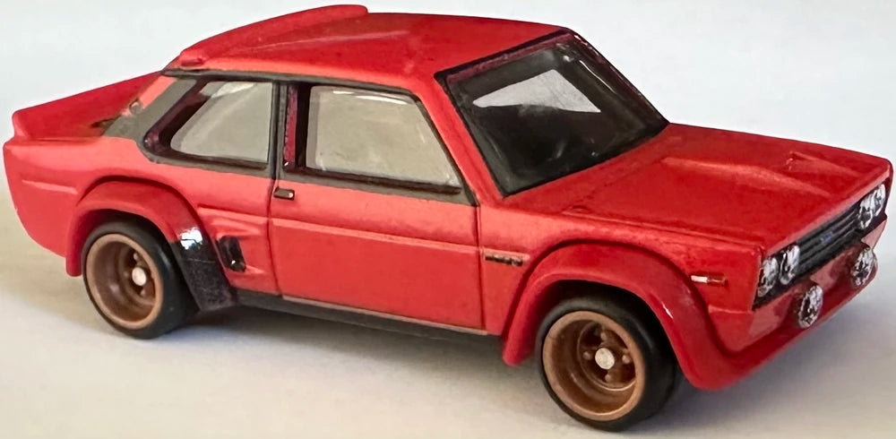 Hot Wheels 2023 - Premium / Car Culture / Modern Classics 3/5 - Fiat 131 Abarth - Red - Metal/Metal & Real Riders