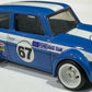 Hot Wheels 2023 - Premium / Boulevard # 86 - '67 Ford Anglia Racer - Blue / Rally Decos # 67 - Metal/Metal & Real Riders - Walmart Exclusive