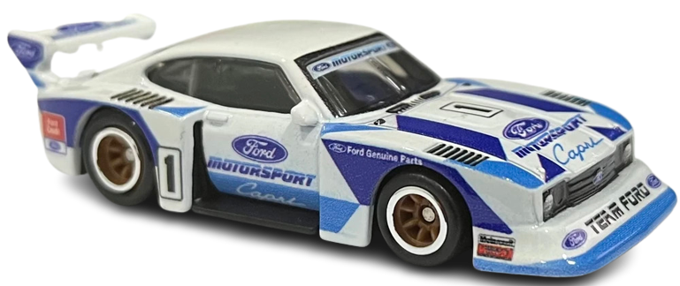 Hot Wheels 2023 - Car Culture: Race Day 4/5 - Ford Capri Gr.5 - White - Metal/Metal & Real Riders