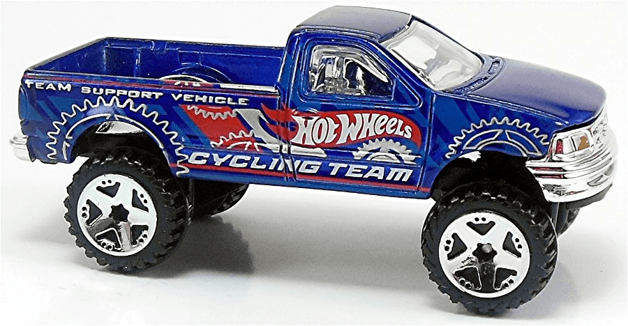 Hot Wheels 2013 - Collector # 045/250 - HW City / HW City Works - Ford F-150 - Blue - USA Card with 'Guaranteed For Life'