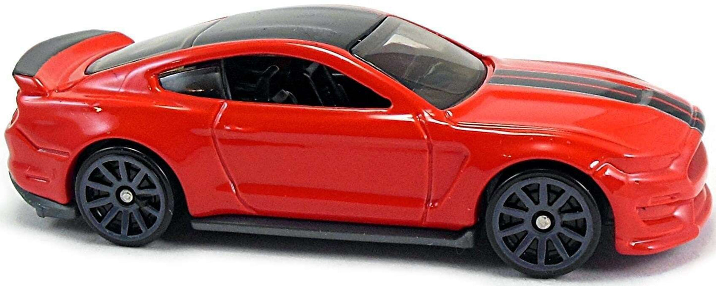 Hot Wheels 2016 - Collectors 087/250 - Night Burnerz 7/10 - New Models - Ford Shelby GT350R - Red / Black Stripes - USA Card