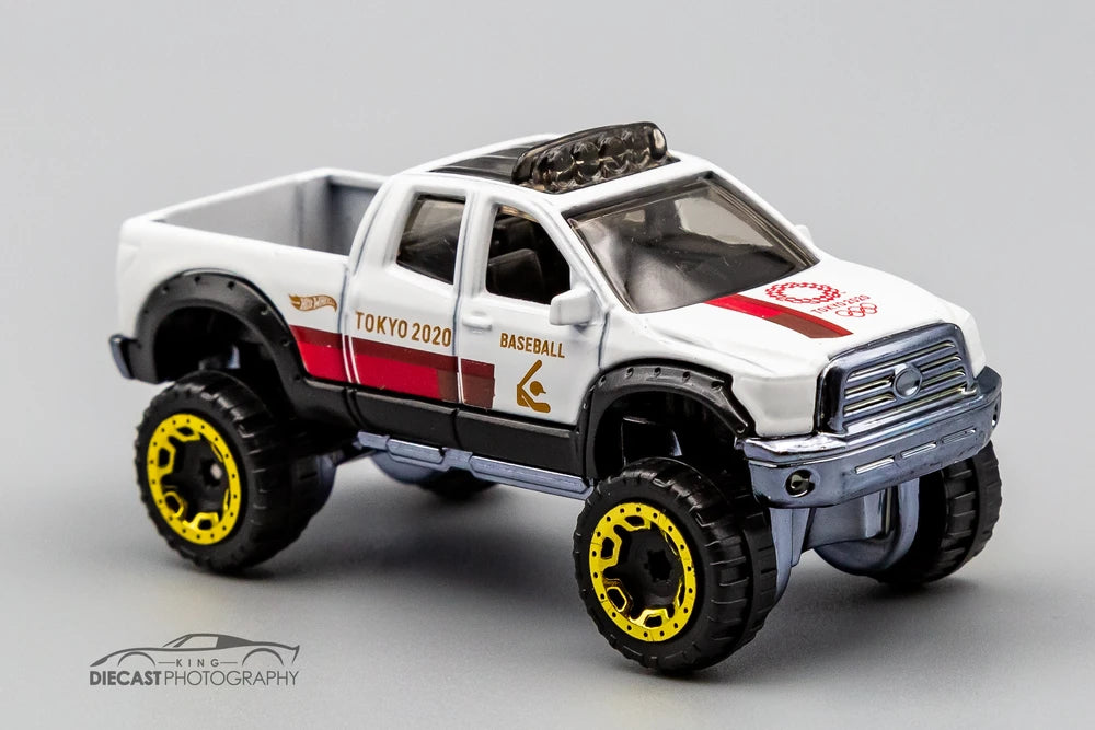 Hot Wheels 2020 Collector 183 250 Olympic Games Tokyo 2020 2 10 10 Toyota Tundra White Baseball USA Card