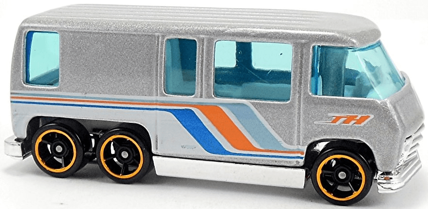 Hot Wheels 2009 - Collector # 053/190 - Treasure Hunts 11/12 - GMC Motorhome - Silver - OH5SP Wheels - USA Card