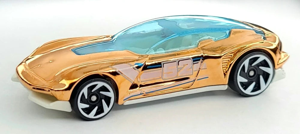 Hot Wheels 2020 - Pearl & Chrome - CHASE - Gazella GT - Orange Chrome - 52nd Anniversary