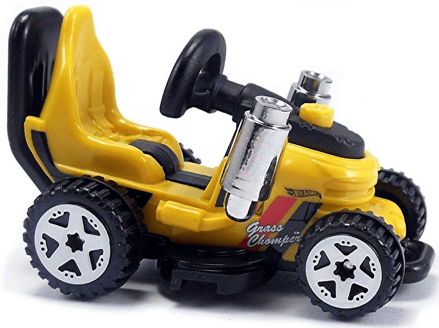 Hot Wheels 2016 - Collector # 069/250 - HW Ride-Ons 4/5 - New Models - Grass Chomper - Yellow - USA Card - works with Lego's Figures