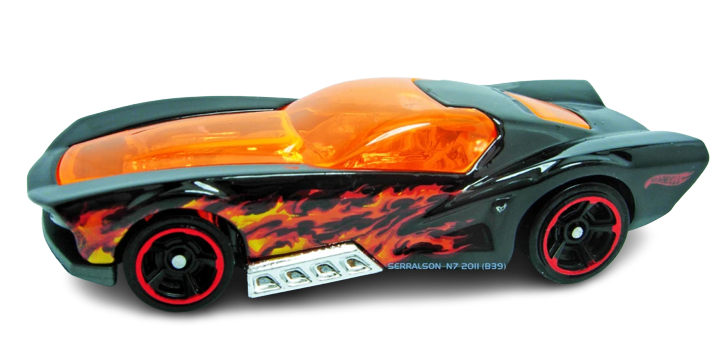 Hot Wheels 2011 - Collector # 049/244 - New Models 49/50 - "Hammerhead" - Black - Designed by Dale Jr. 88 - USA