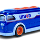 Hot Wheels 2023 - Premium / Pop Culture - Vintage Oil 04/05 - Haulin' Gas - Blue - '76' / 'Union' - Metal/Metal & Real Riders