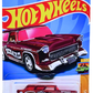 Hot Wheels 2023 - Collector # 243/250 - HW Wagons 05/05 - Classic '55 Nomad - Burgandy - 'Dragway' / 'C/G' / Chevrolet Logo - Retro Slot Wheels - International Card