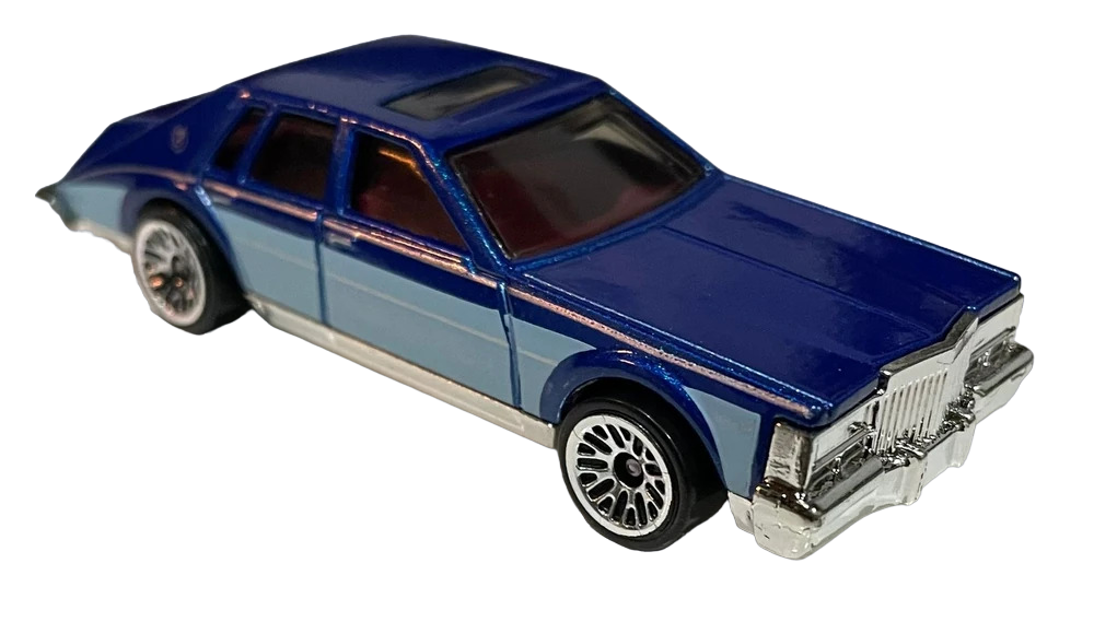 Hot Wheels 2023 Collector 075 250 HW The 80s 07 10 82 Cadillac Seville Dark Blue USA