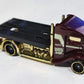 Hot Wheels 2023 - Collector # 011/250 - HW Haulers 02/05 - Fast-Bed Hauler - Metalflake Dark Maroon - USA