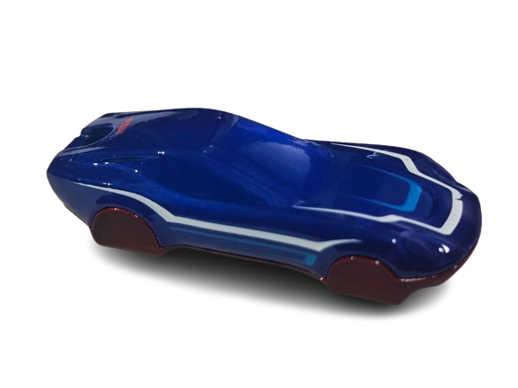 Hot Wheels 2023 - Collector # 023/250 - Experimotors 02/05 - Coupe Clip - Anodized Indigo - USA