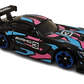 Hot Wheels 2024 - Mix 2 / Neon Speeders 5/8 - '16 Mercedes-AMG GT3 - Black / #3 / Pink & Blue Graphics - Blue Chrome NS6 Wheels - Walmart Exclusive