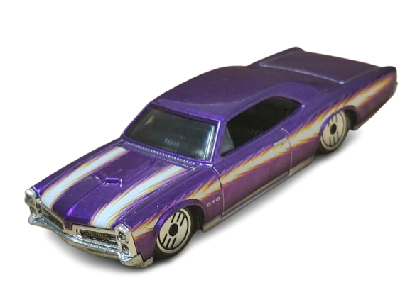 Hot Wheels 2024 - Ultra Hots 1/8 - '66 Pontiac GTO - Spectraflame Purple - UH Wheels - Target Exclusive - Retro Ultra Hots Blister Card