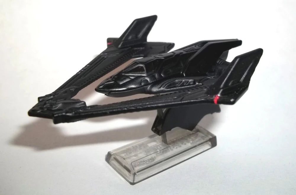 Hot Wheels 2016 - Entertainment / Batman v Superman - Batwing - Black - Display Stand Included