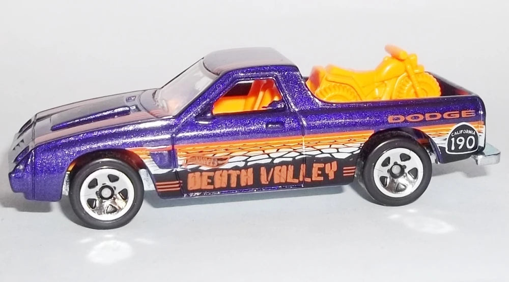 Hot Wheels 2014 - Theme / HW Road Trippin' / State Route 190 # 23/32 - 1982 Dodge Rampage - Purple / Death Valley - Walmart Exclusive