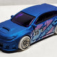 Hot Wheels 2023 - Holiday Hot Rods / Winter Series 3/5 - Subaru WRX STI - Satin Blue / #23 - Walmart Exclusive