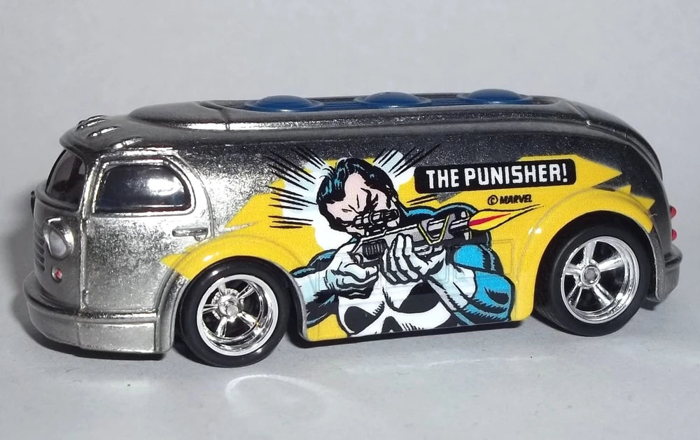 Hot Wheels 2016 - Pop Culture / Marvel / The Punisher - Haulin' Gas - ZAMAC - Metal/Metal & Real Riders