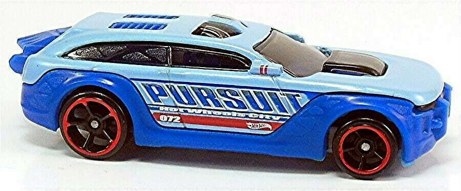 Hot Wheels 2013 - Collector # 020/250 - HW City / HW Rescue / New Models - HW Pursuit - Blue - USA Card