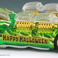 Hot Wheels 2022 - Halloween / Trick or Treat 4/5 - What-4-2 - Transparent Green - Skull Wheels - Grocery Stores