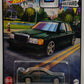 Hot Wheels 2023 - Premium / Boulevard # 84 - Mercedes-Benz 190 E 2.5-16 - Dark Green - Metal/Metal & Real Riders - Walmart Exclusive