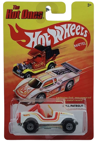 Hot Wheels 2012 - The Hot Ones - Roll Patrol {Jeep) - White - CT Wheels - Metal/Metal - Lightning Fast Metal Racers