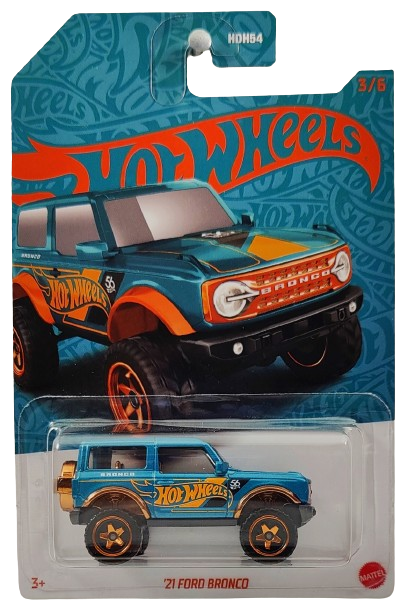 Hot Wheels 2024 - 56th Anniversary 3/6 - '21 Ford Bronco - Turquoise & Copper - Drug & Discount Stores Exclusive