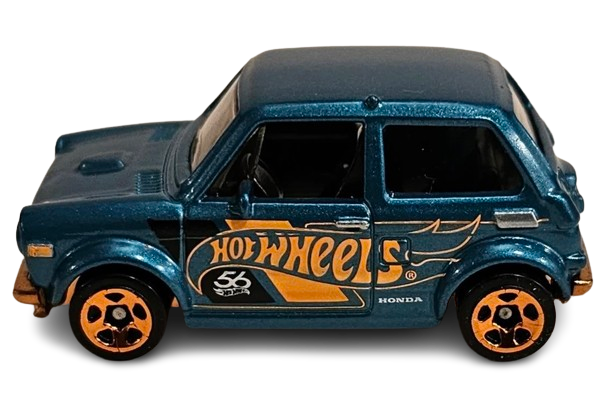 Hot Wheels 2024 - 56th Anniversary 5/6 - Custom '70 Honda N600 - Turquoise & Copper - Drug & Discount Stores Exclusive