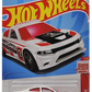 Hot Wheels 2024 - Collector # 007/250 - Red Edition 1/12 - '15 Dodge Charger SRT - White - Target Exclusive - USA Card