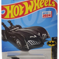 Hot Wheels 2024 - Collector # 054/250 - Batman Series 2/5 - New Models - Batman & Robin Batmobile - Black - Aero Disc Wheels - USA Card