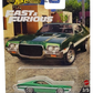 Hot Wheels 2024 - Premium / Fast & Furious / F&F 3/5 - 1972 Ford Gran Torino Sport - Green Metalflake - Metal/Metal & Real Riders