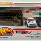 Hot Wheels 2023 - Premium / Track Day / 4 Car Pack - Euro Hauler, '84 Audi Sport quattro, Lamborghini Essenza SCV12, & Sauber-Mercedes C9 - Metal/Metal - Real Riders