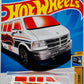 Hot Wheels 2023 - Collector # 066/250 - HW 55th Race Team 02/05 - Dodge Van - White - Hot Wheels Graphics / '55th' - USA