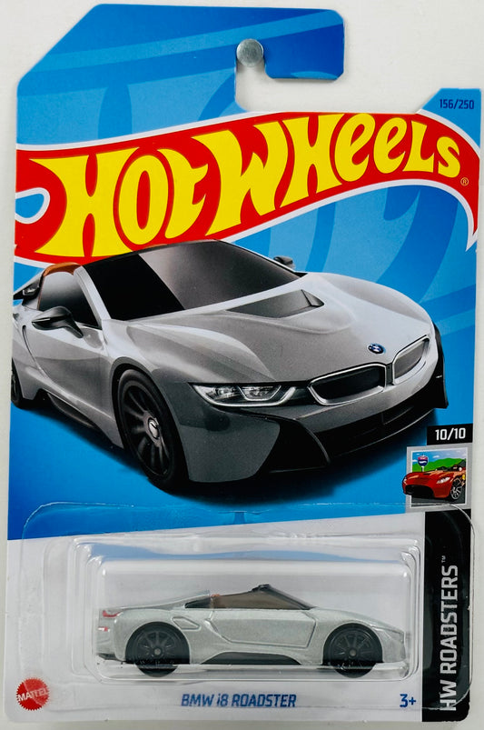 Hot Wheels 2023 - Collector # 156/250 - HW Roadsters 10/10 - BMW i8 Roadster - Silver - IC